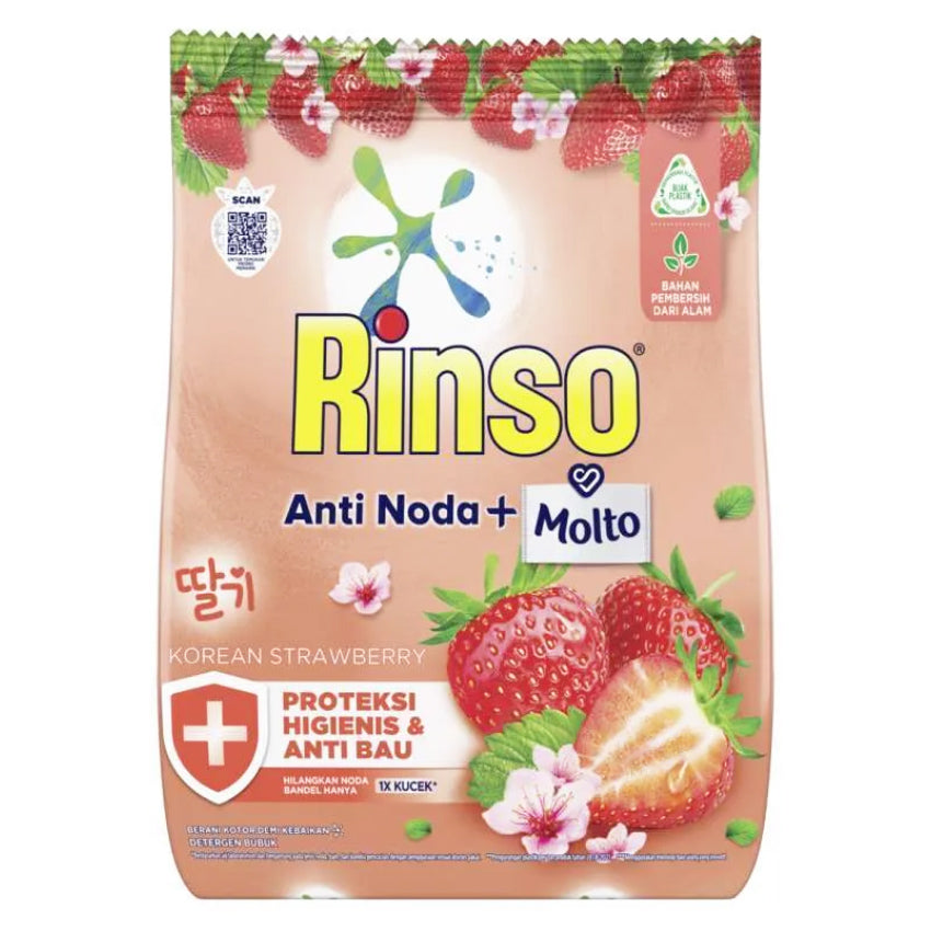 Gambar Rinso Molto Korean Strawberry Detergent Pouch - 700 gr Jenis Perlengkapan Rumah