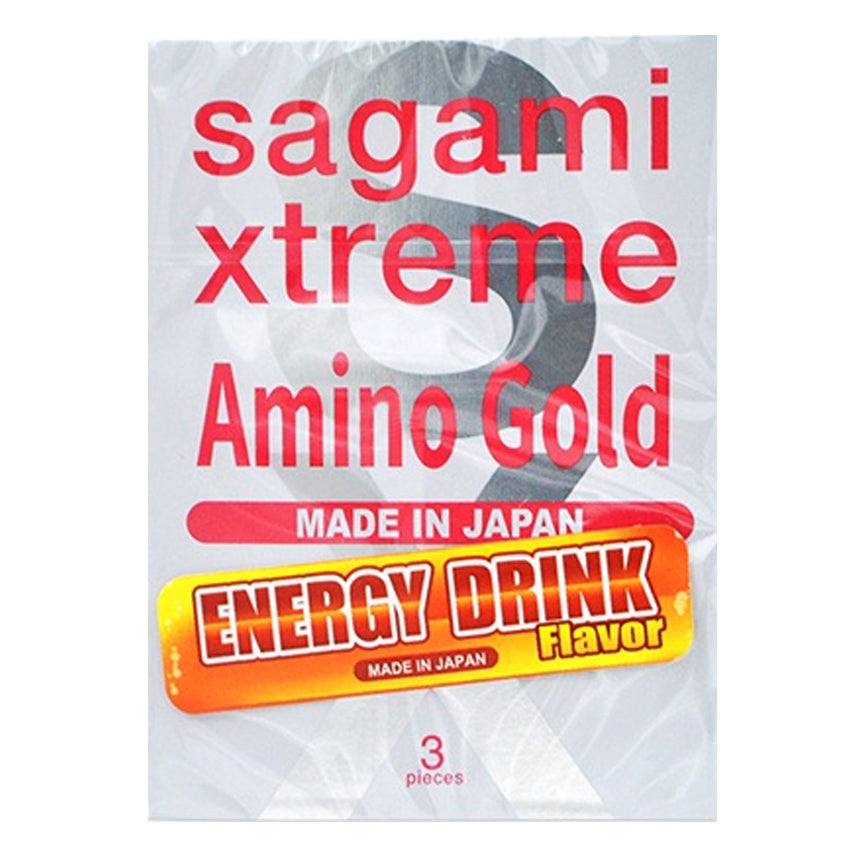 Sagami Kondom Xtreme Amino Gold - 3 Pcs