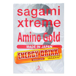 Gambar Sagami Kondom Xtreme Amino Gold - 3 Pcs Kondom