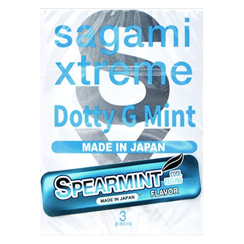 Sagami Kondom Xtreme Dotty G Mint - 3 Pcs