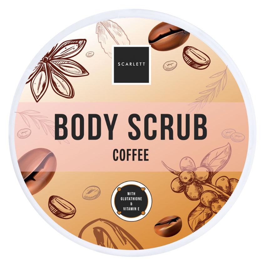 Gambar Scarlett Whitening Body Scrub Coffee- 250 mL Jenis Perawatan Tubuh