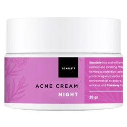 Gambar Scarlett Whitening Acne Night Cream - 20 gr [ED 12/25] Perawatan Wajah