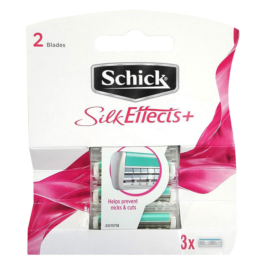 Gambar Schick Silk Effects Refill - 3 Cartridges Peralatan Cukur