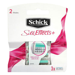 Gambar Schick Silk Effects Refill - 3 Cartridges Peralatan Cukur