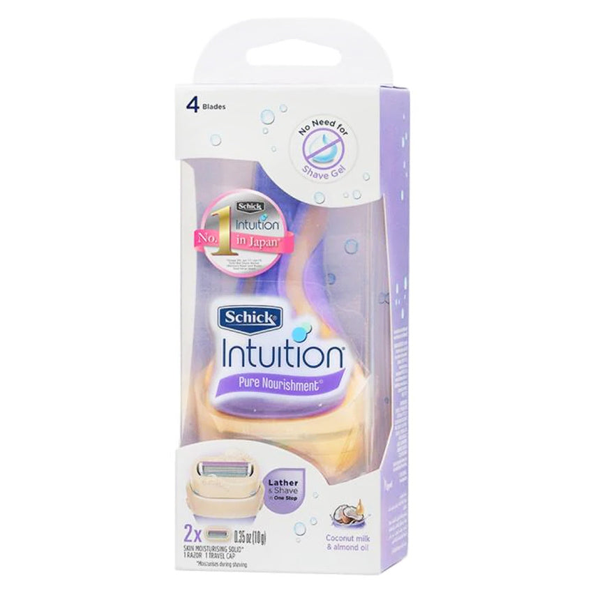 Gambar Schick Intuition Kit  Pure Nourishment Women Shaver Jenis Peralatan Cukur