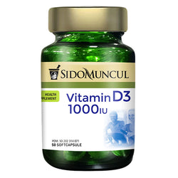Gambar Sidomuncul Natural Vitamin D3 1000 IU - 50 Softgels Suplemen Kesehatan