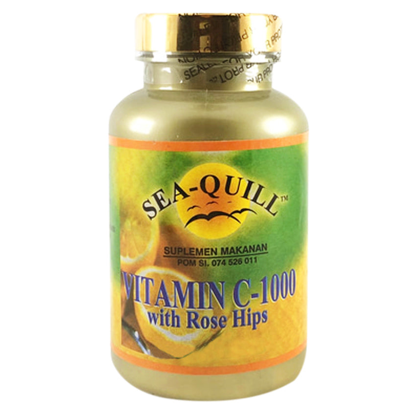 Gambar Sea-Quill Vitamin C-1000 with Rose Hips - 30 Tablet Stamina Tubuh