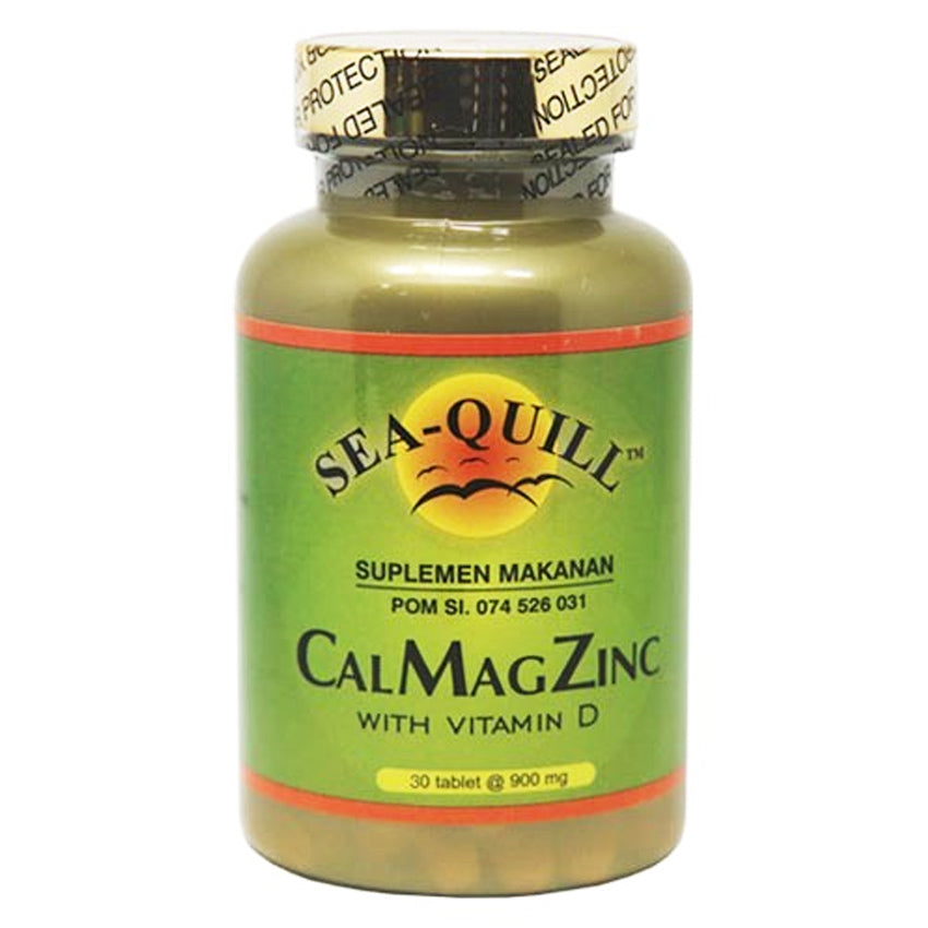 Gambar Sea-Quill Cal Mag Zinc - 30 Tablet Suplemen Kesehatan