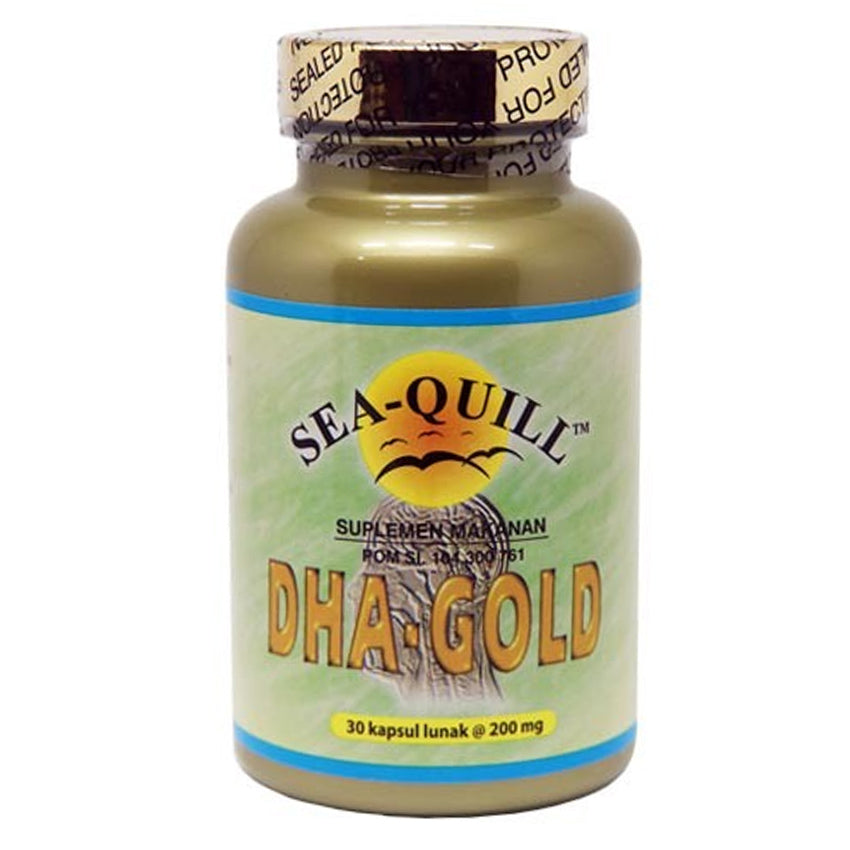 Gambar Sea-Quill DHA Gold 200 Mg - 30 Softgels Suplemen Kehamilan & Menyusui