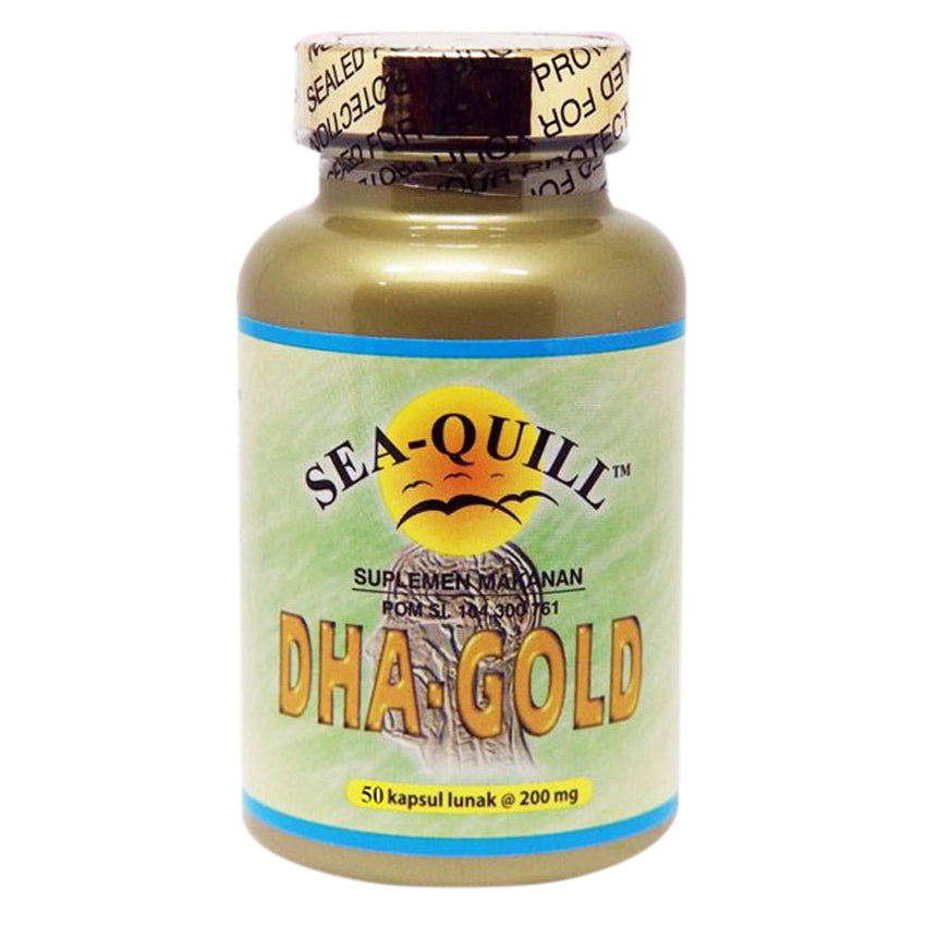 Gambar Sea-Quill DHA Gold 200 Mg - 50 Softgels Suplemen Kehamilan & Menyusui