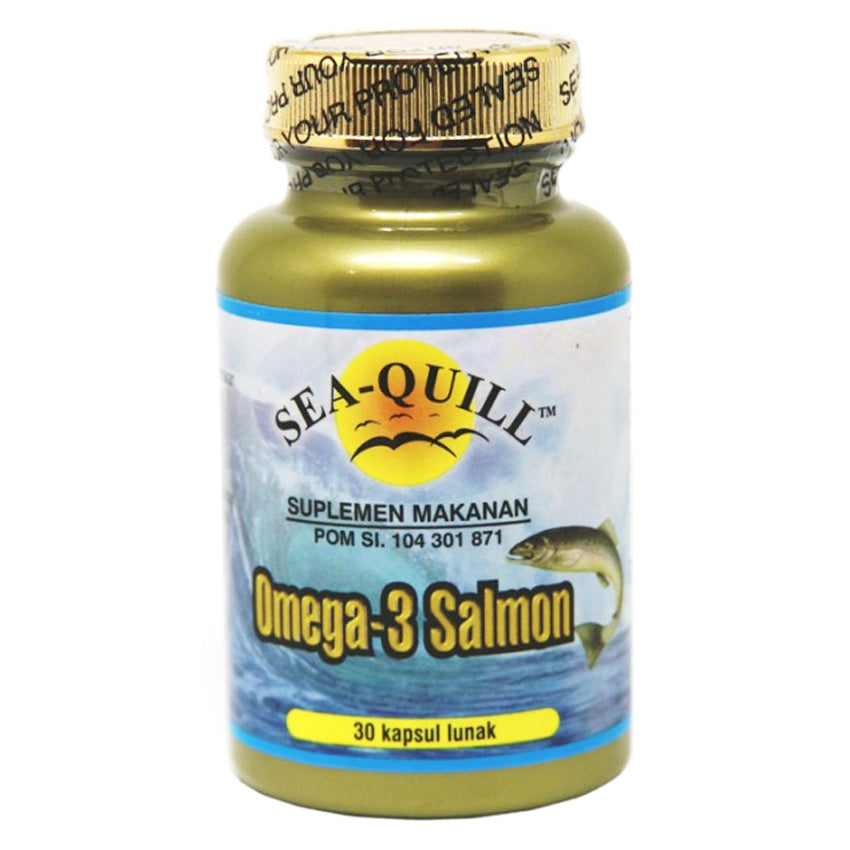 Gambar Sea-Quill Omega 3 Salmon - 30 Softgels Suplemen Kesehatan