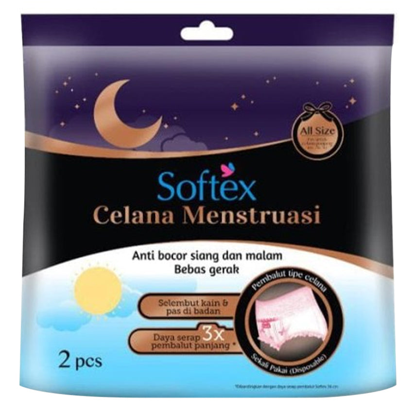Softex Celana Menstruasi - 2 Pcs