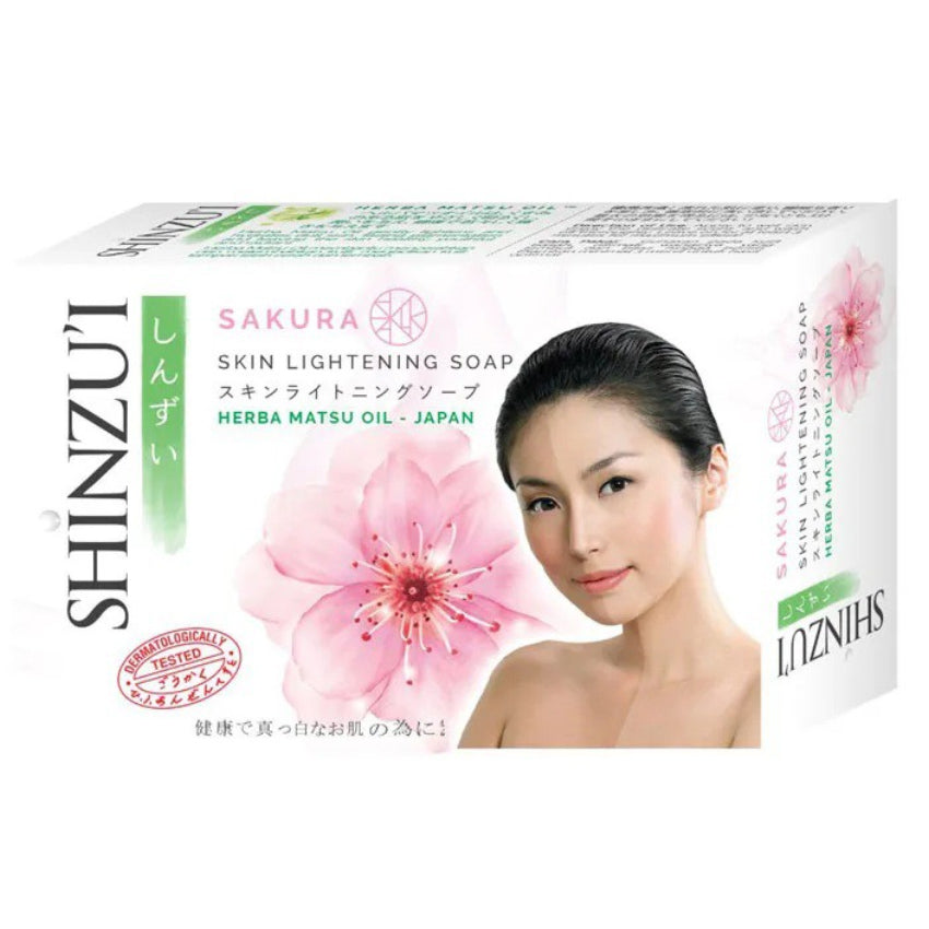 Gambar Shinzui Sakura Skin Lightening Bar Soap - 85 gr Jenis Perawatan Tubuh