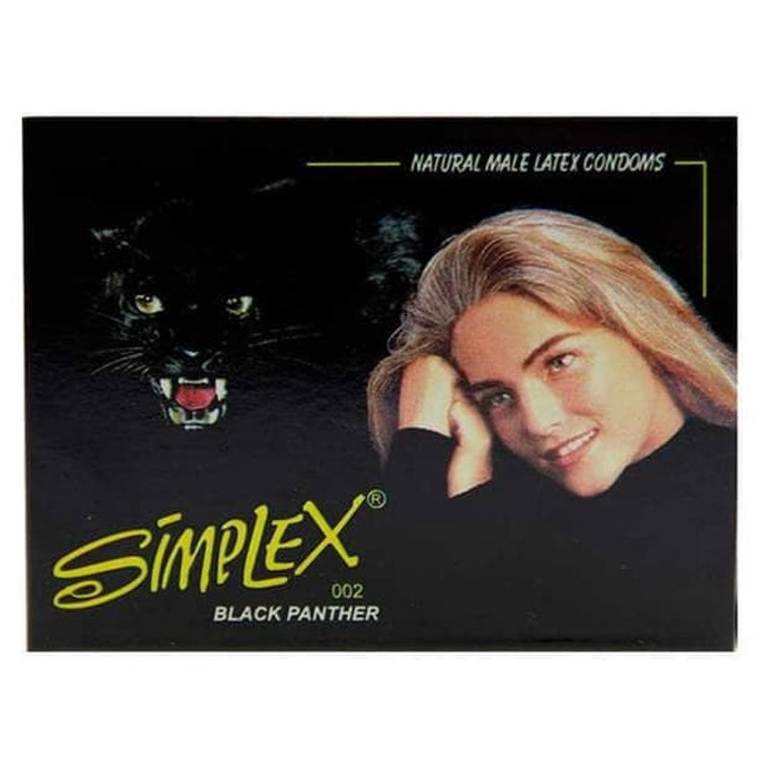 Gambar Simplex Kondom Black Panther - 3 Pcs Jenis Kondom