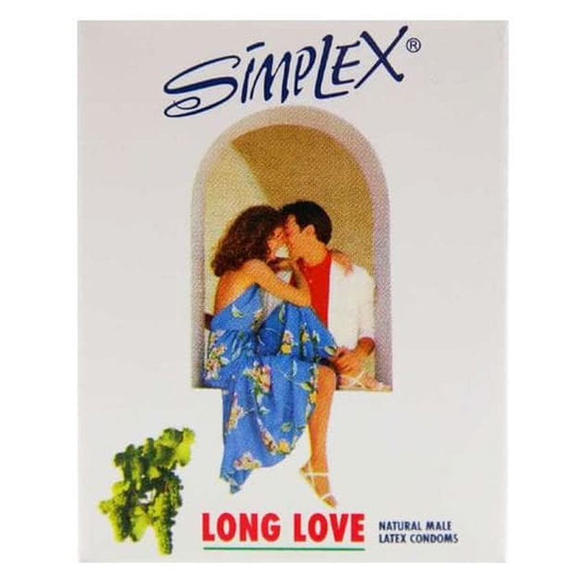 Gambar Simplex Kondom Long Love White - 12 Pcs Jenis Kondom