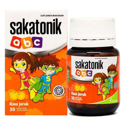 Gambar Sakatonik ABC Rasa Jeruk - 30 Tablet Suplemen Kesehatan