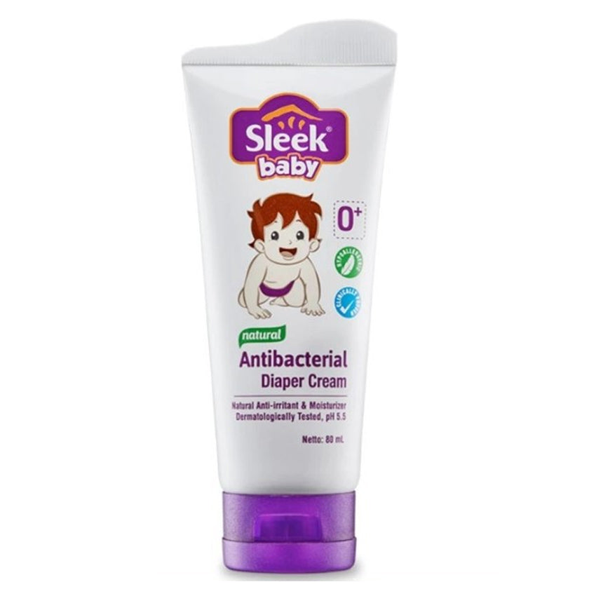 Sleek Baby Natural Antibacterial Diaper Cream - 80 mL
