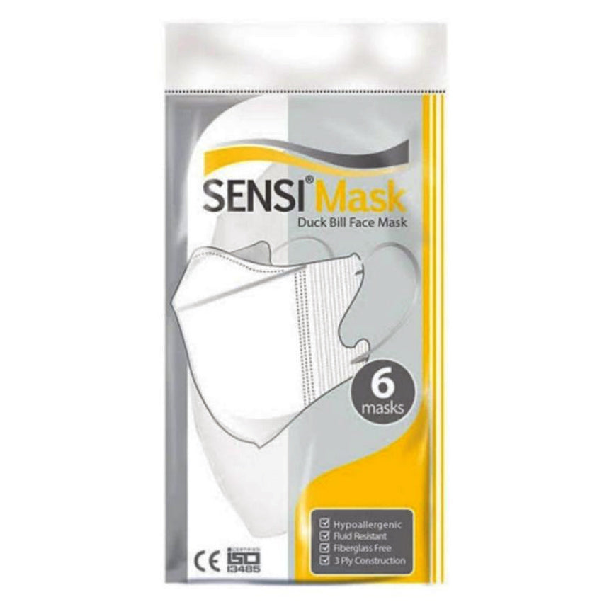 Sensi Duckbill Mask Earloop - 6 Pcs