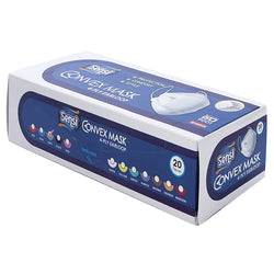 Gambar Sensi Convex Mask Earloop Grey - 20 Pcs Masker Kesehatan