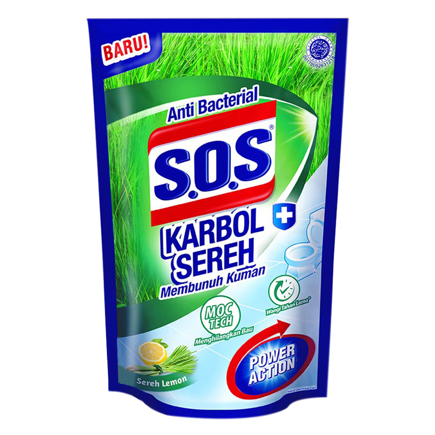 Sebotol Sos Jual SOS Karbol Sereh Lemon - 700 mL Harga Terbaik November 2024 | FAVO