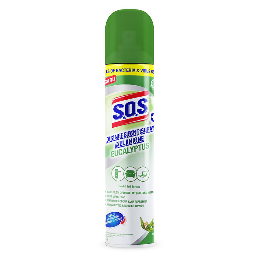 Gambar SOS Disinfectant Spray Eucalyptus - 250 mL Home Living
