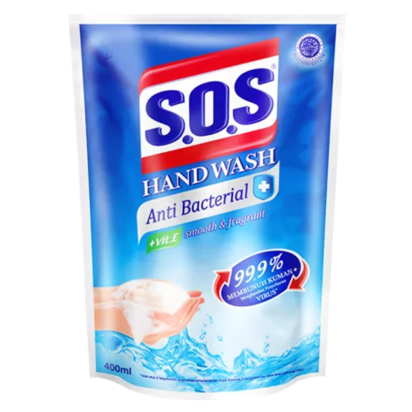 Gambar SOS Handsoap Antibacterial Pouch - 400 mL Jenis Perawatan Tubuh
