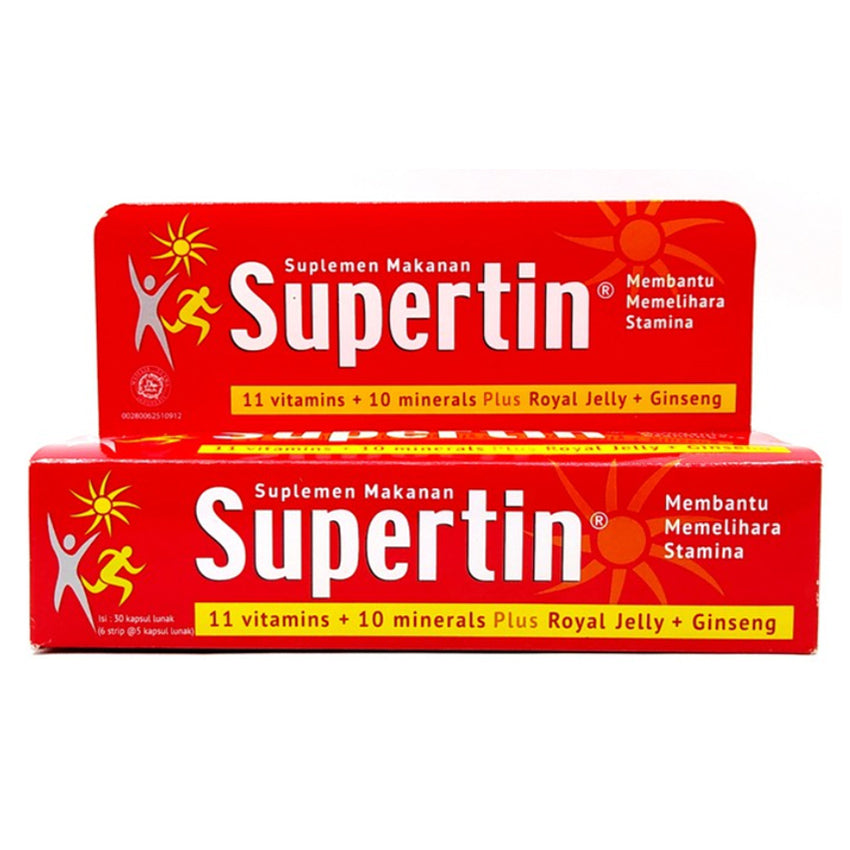 Gambar Supertin Multivitamin - 30 Tablet Jenis Suplemen Kesehatan