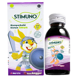 Gambar Stimuno Sirup Rasa Anggur - 100 mL Suplemen Kesehatan
