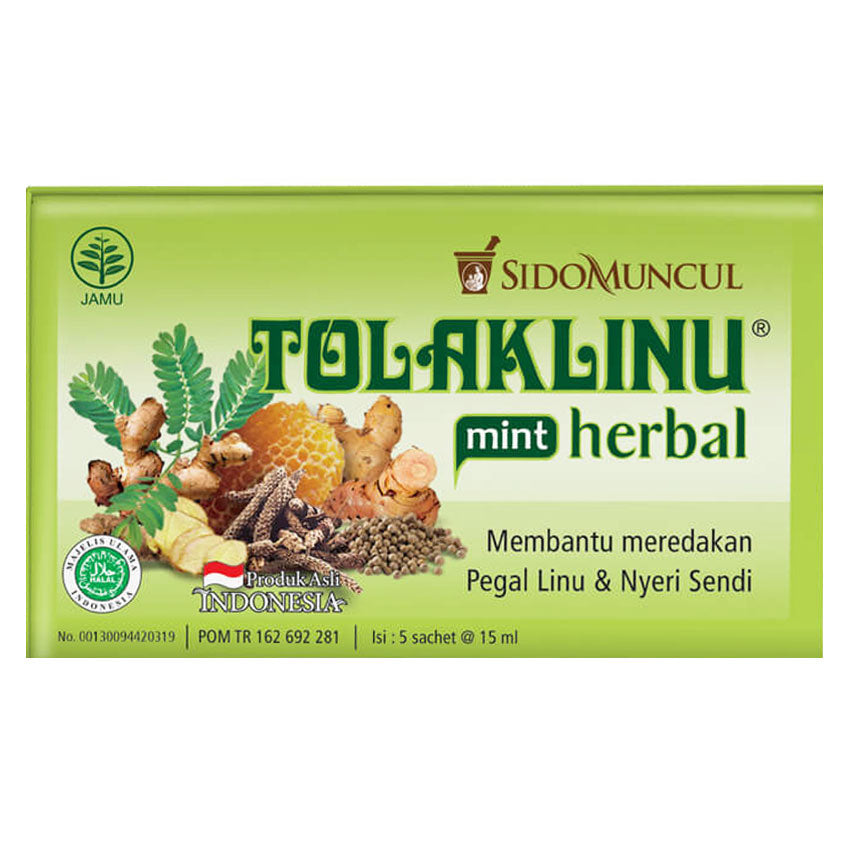 Tolak Linu Cair Mint Herbal - 5 Sachets