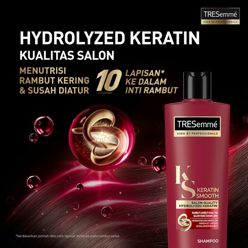 Gambar Tresemme Keratin Smooth Argan Oil & Keratin Shampoo- 170 mL Jenis Perawatan Rambut