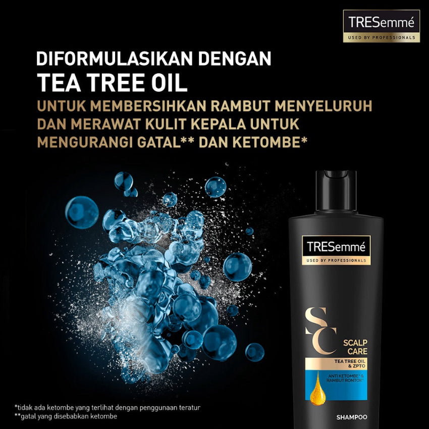 Gambar Tresemme Scalp Care Tea Tree Oil & ZPTO Shampoo - 170 mL Jenis Perawatan Rambut