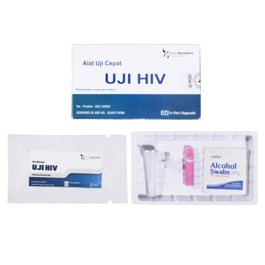 Uji Alat Tes HIV Premium Set - 1 Pcs