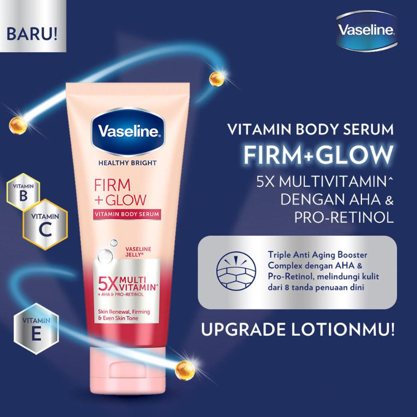 Gambar Vaseline Healthy Bright Firm Glow Body Serum - 180 mL Jenis Perawatan Tubuh