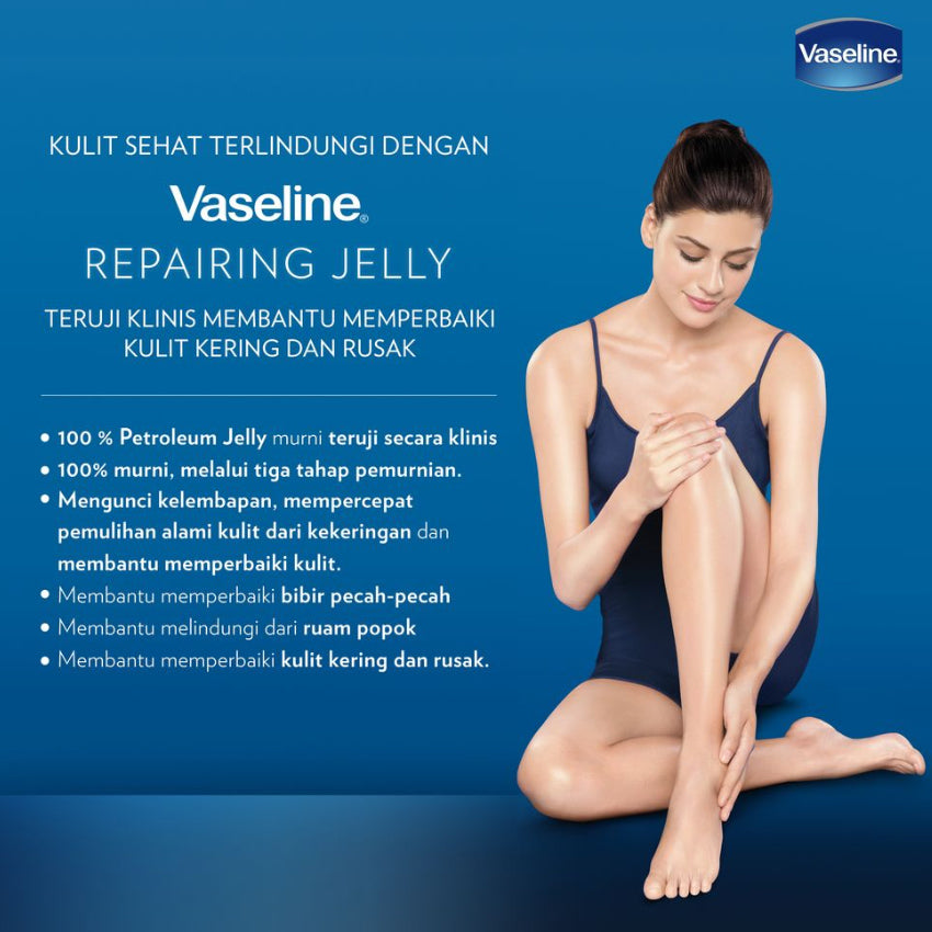 Gambar Vaseline Repairing Petroleum Jelly - 50 mL Jenis Perawatan Tubuh