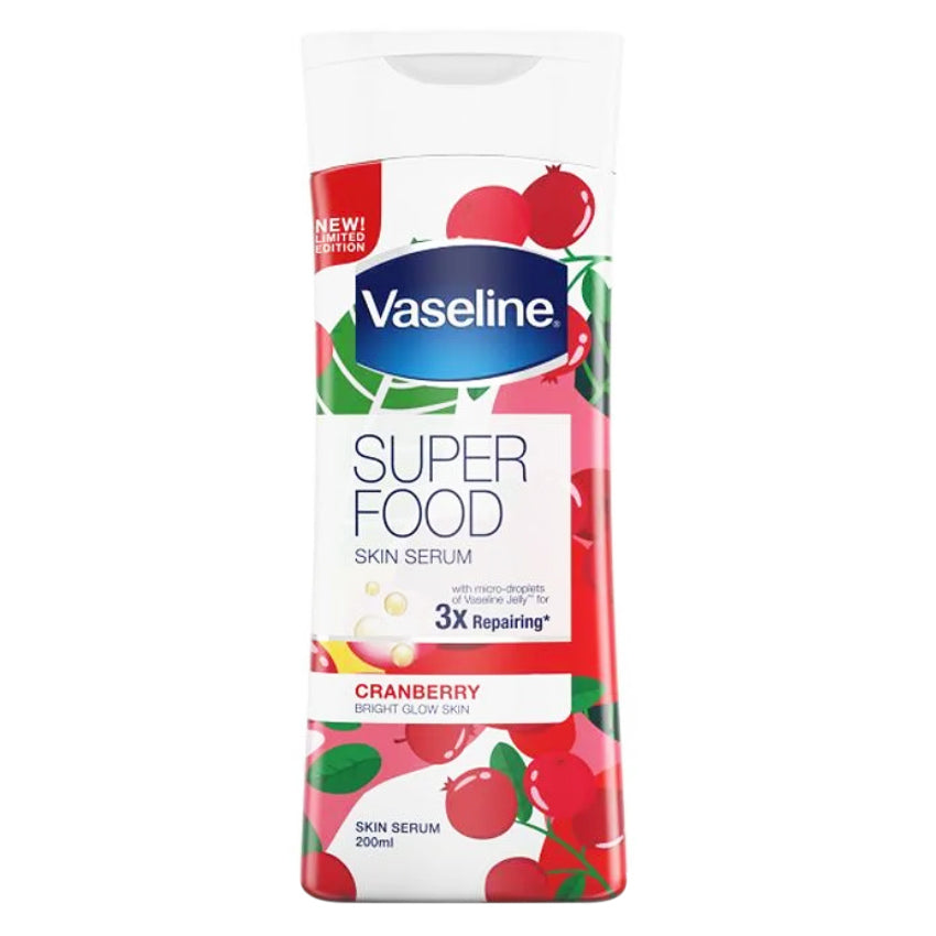 Gambar Vaseline Super Food Cranberry Hand Body Lotion - 200 mL Jenis Perawatan Tubuh