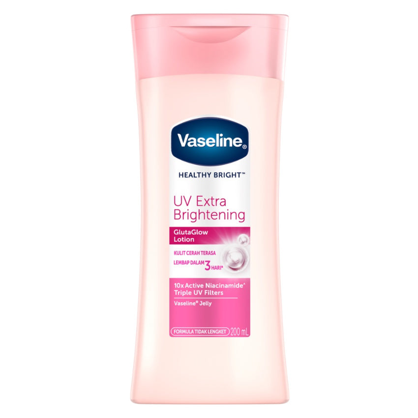 Gambar Vaseline Healthy Bright UV Extra Brightening Hand Body Lotion - 200 mL Jenis Perawatan Tubuh