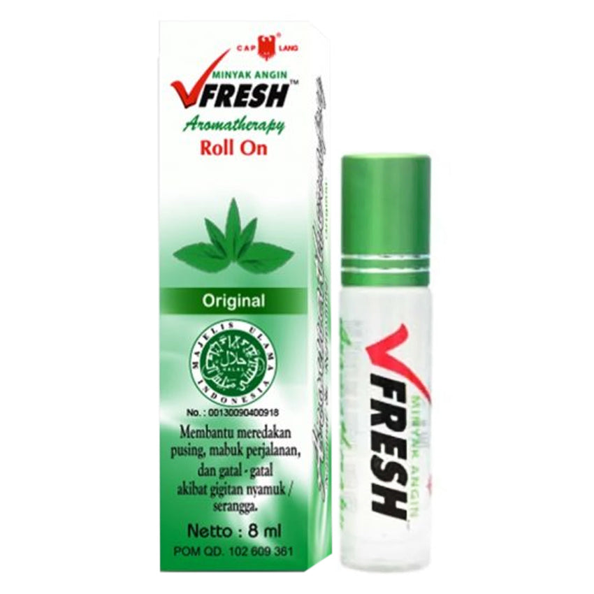 V-Fresh Minyak Angin Aromatherapy Original - 8 mL