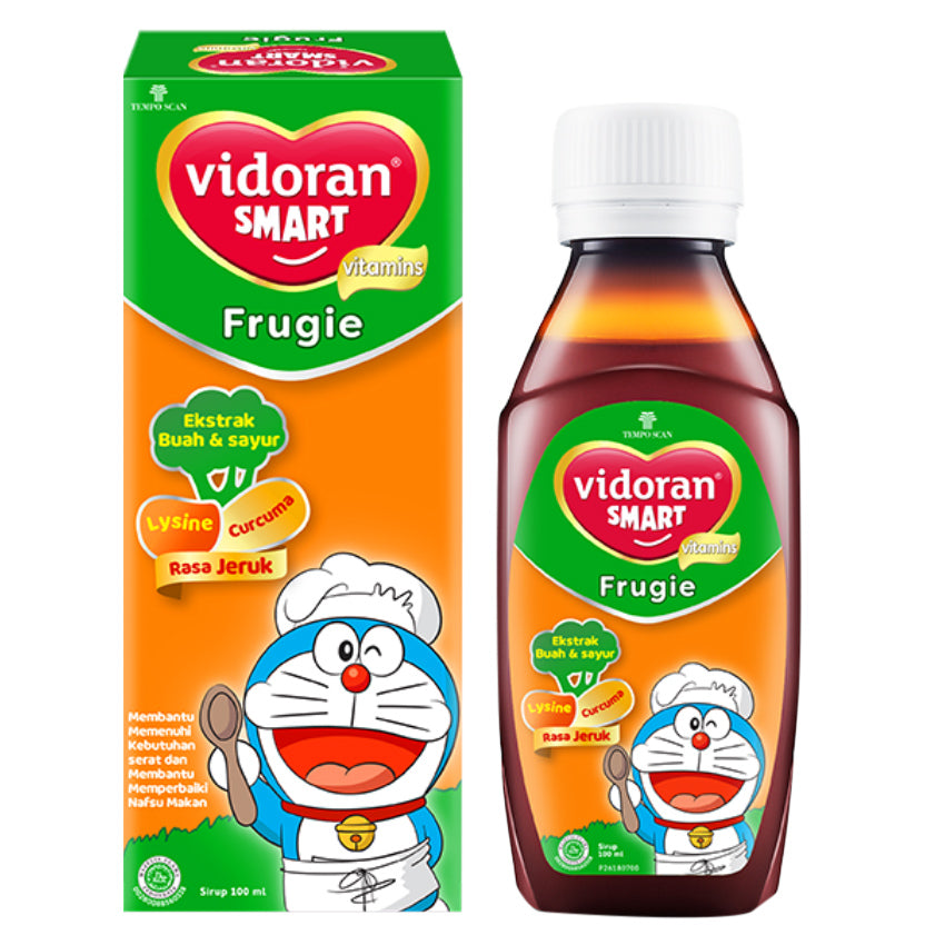 Gambar Vidoran Smart Frugie Vitamin Anak Rasa Jeruk - 100 mL Jenis Suplemen Kesahatan