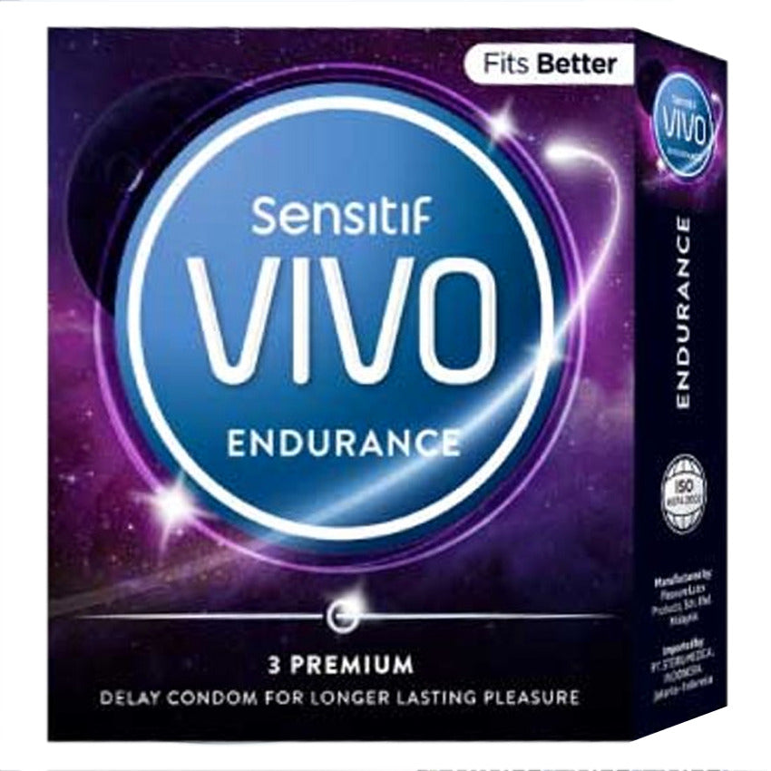 Vivo Kondom Endurance - 3 Pcs
