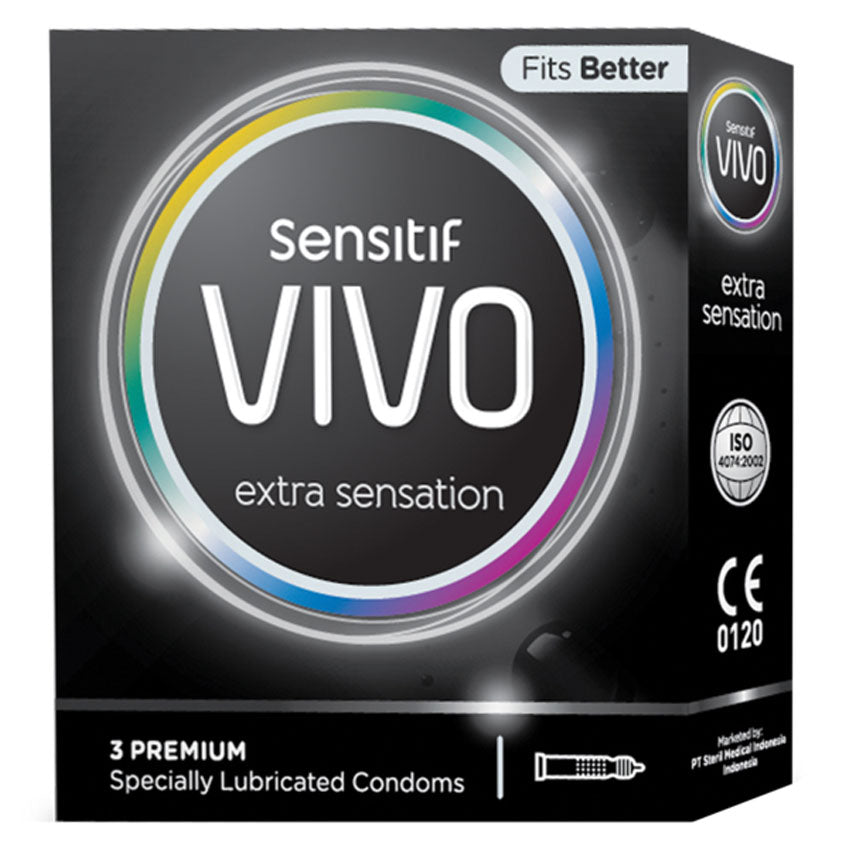 Gambar Vivo Kondom Extra Sensation - 3 Pcs Kondom