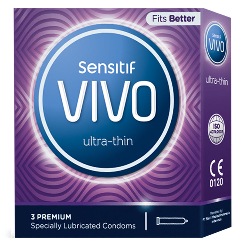 Gambar Vivo Kondom Ultra Thin - 3 Pcs Kondom