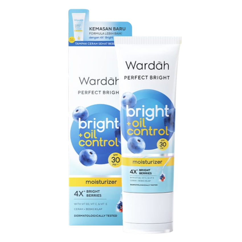 Wardah Perfect Bright + Oil Control with SPF 30 PA+++ Moisturizer - 20 mL