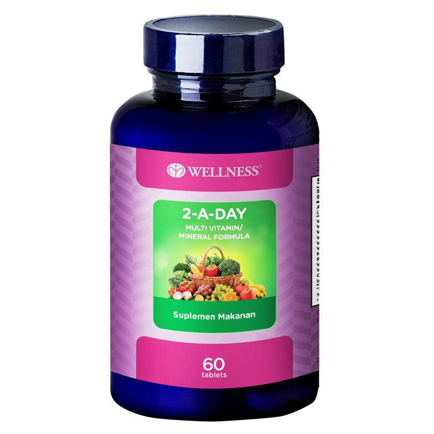 Gambar Wellness Multivitamin/Mineral 2-A-Day - 60 Tablet Stamina Tubuh