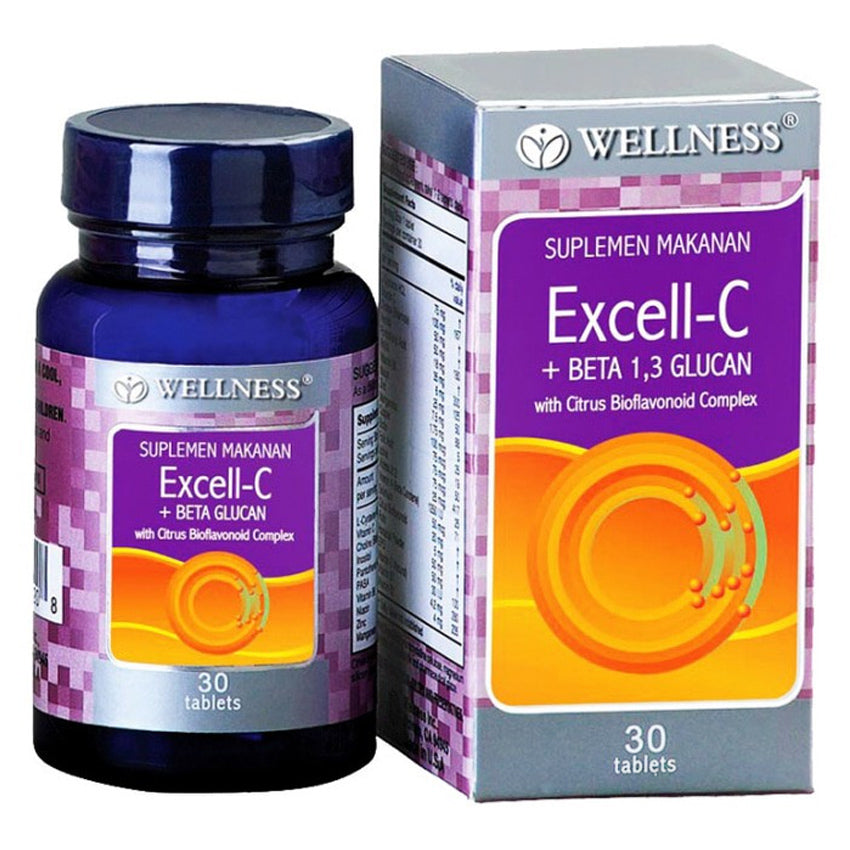 Wellness Excell-C + Betaglucan - 30 Tablet