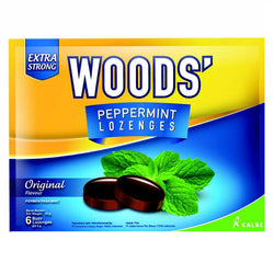 Gambar Woods Permen Pelega Tenggorokan Rasa Original - 6 Pcs Suplemen Kesehatan