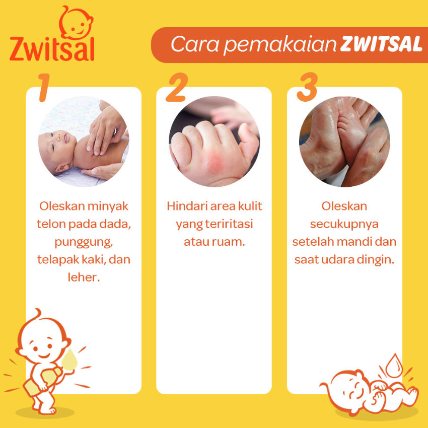 Zwitsal Baby Natural Minyak Telon - 100 mL