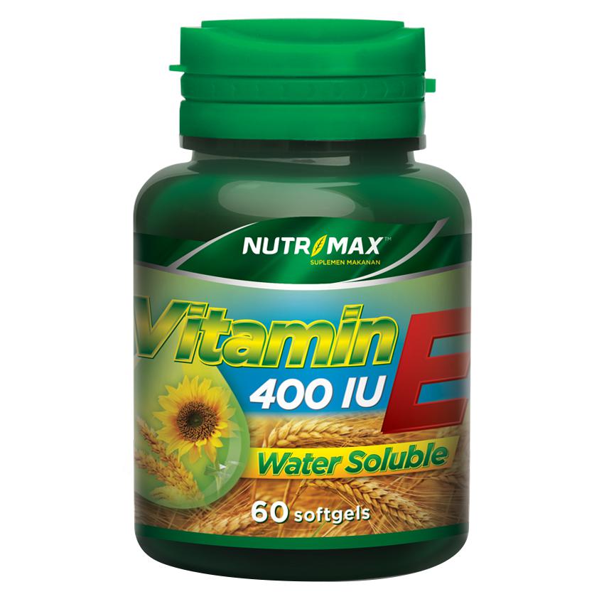 Gambar Nutrimax Vitamin E 400 IU Water Soluble - 60 Softgel Jenis Stamina Tubuh