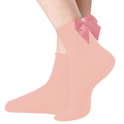 Gambar Kotton Kreme Magic Girl Nana Ribbon Socks - Cream Pink Pakaian Dalam Wanita