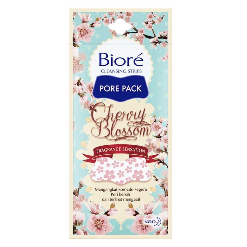 Gambar Biore Pore Pack Cherry Blossom - 4 Pcs Jenis Perawatan Wajah