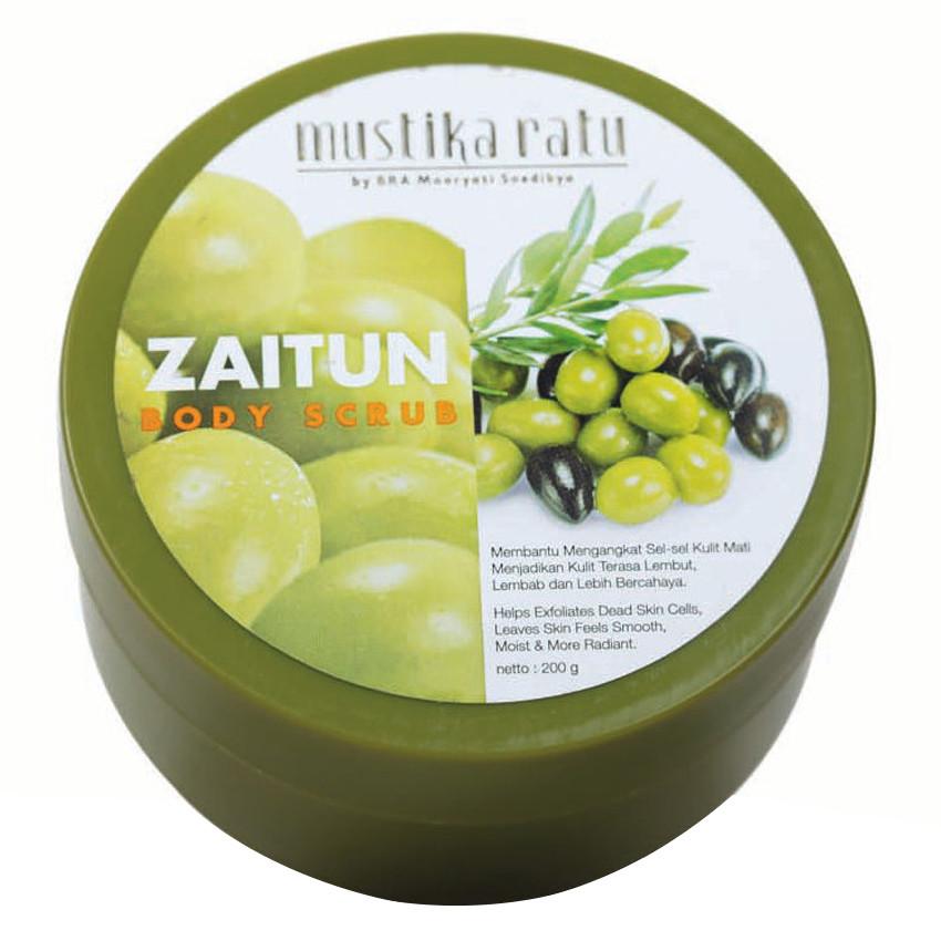 Gambar Mustika Ratu Body Scrub Olive Oil Zaitun - 200 g Jenis Perawatan Tubuh